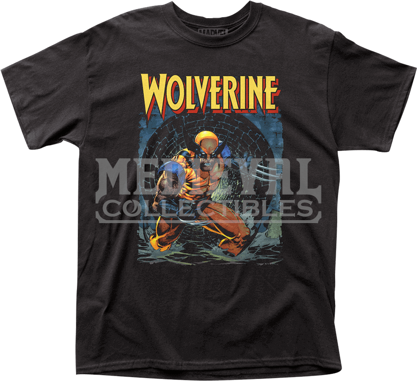 Mens Wolverine Knee Deep T-shirt - Marvel Universe Wolverine Digest [book] (850x850), Png Download