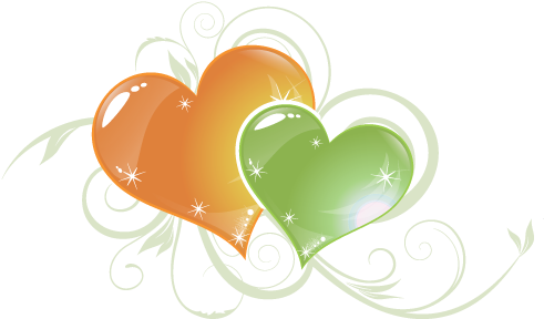 Wedding Heart Png Background Image - Wedding Hearts Png (507x317), Png Download