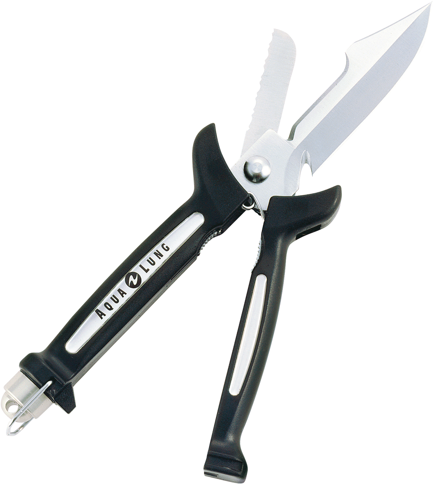 Cuchillo Tijeras Mediano - Couteau Cisaille Plongée (1000x1000), Png Download