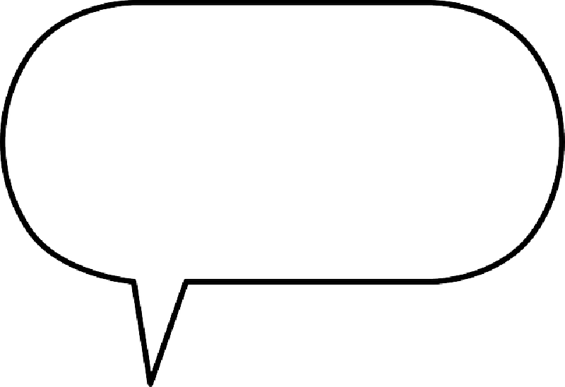 Mb Image/png - Speech Bubble Clipart Free (800x548), Png Download