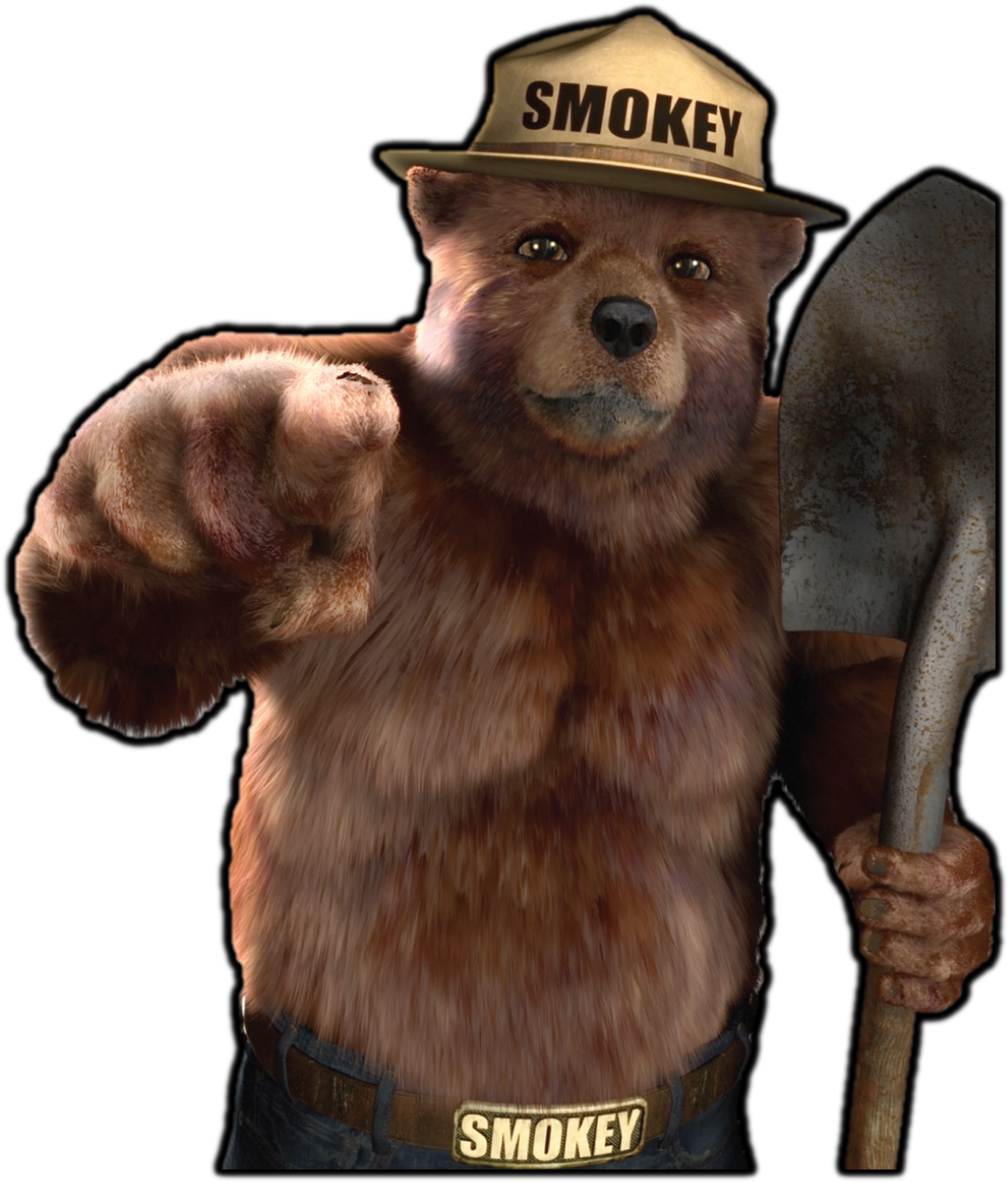 Image Disturbingly Realistic Death - Smokey The Bear 2018 (1762x1836), Png Download
