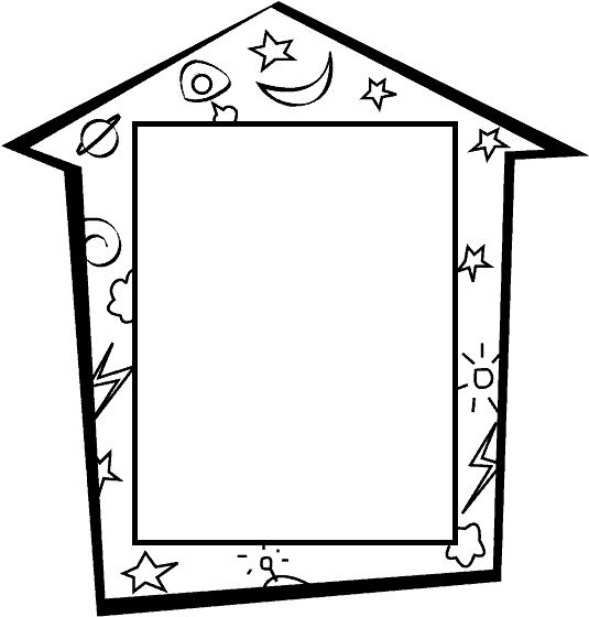 Drawing Artwork Drawing Frame - Frames For Coloring (612x630), Png Download