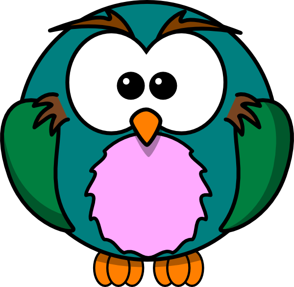 Cute Owl Cartoon Svg Clip Arts 600 X 585 Px (600x585), Png Download