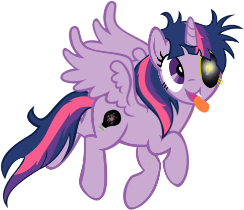 Dimlight The Alicorn By Mlp Scribbles-d65emlb - Winged Unicorn (569x434), Png Download