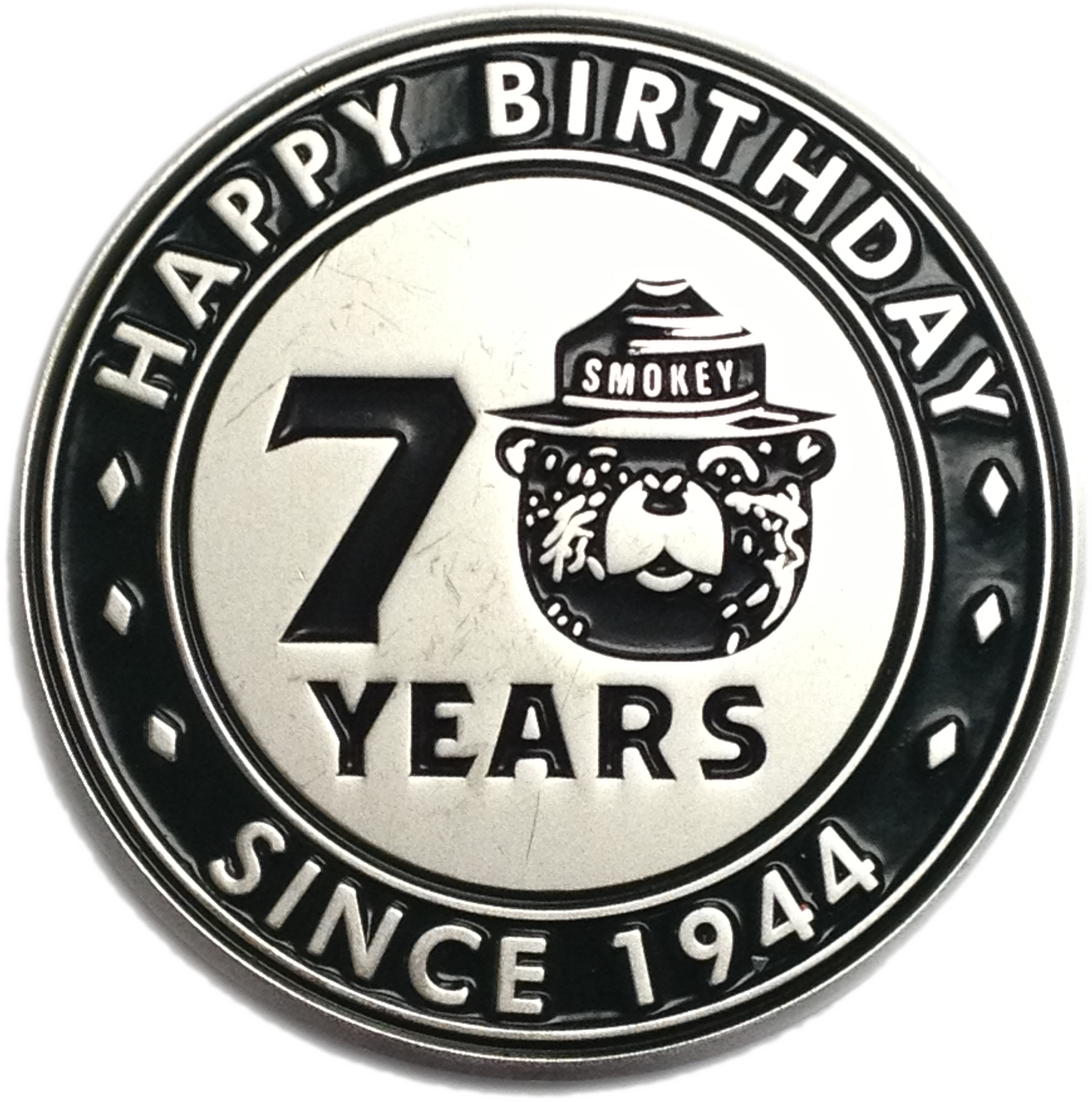 Smokey At The Geocache Smokey Trackable Geocoin - Fleetwood Town F.c. (2321x2334), Png Download