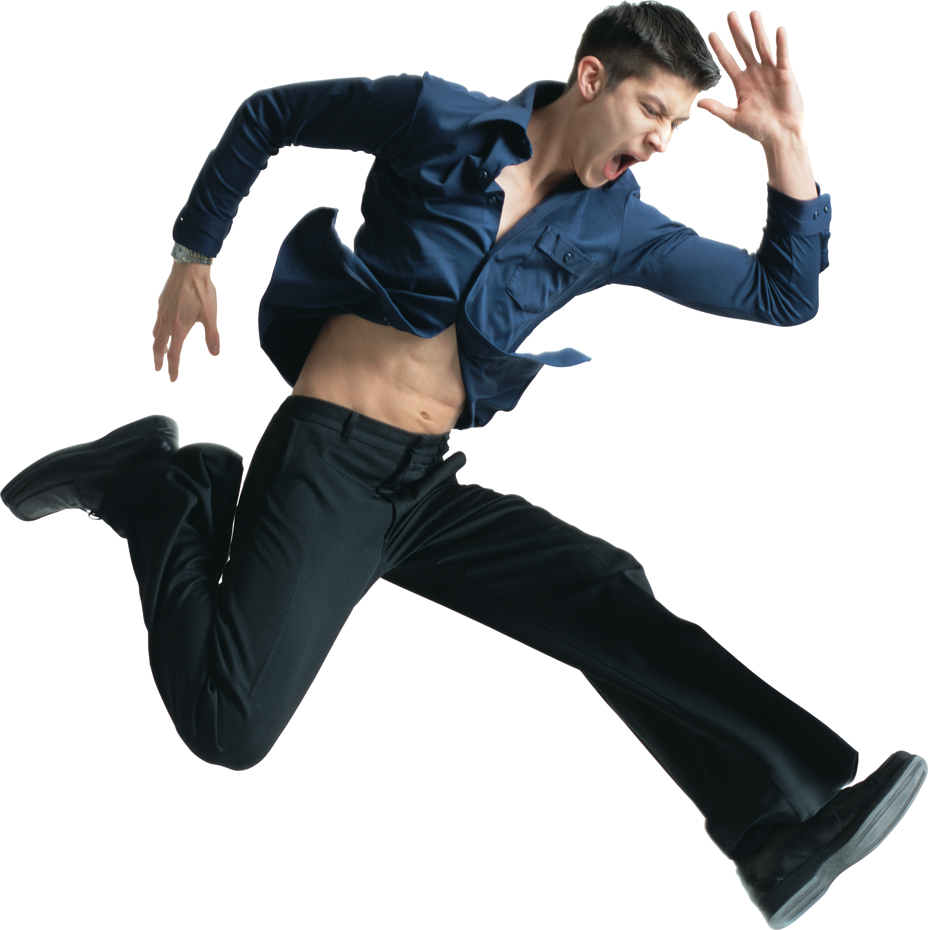 Jumping Young Man Transparent Png - Jumping Man Png (3155x3161), Png Download