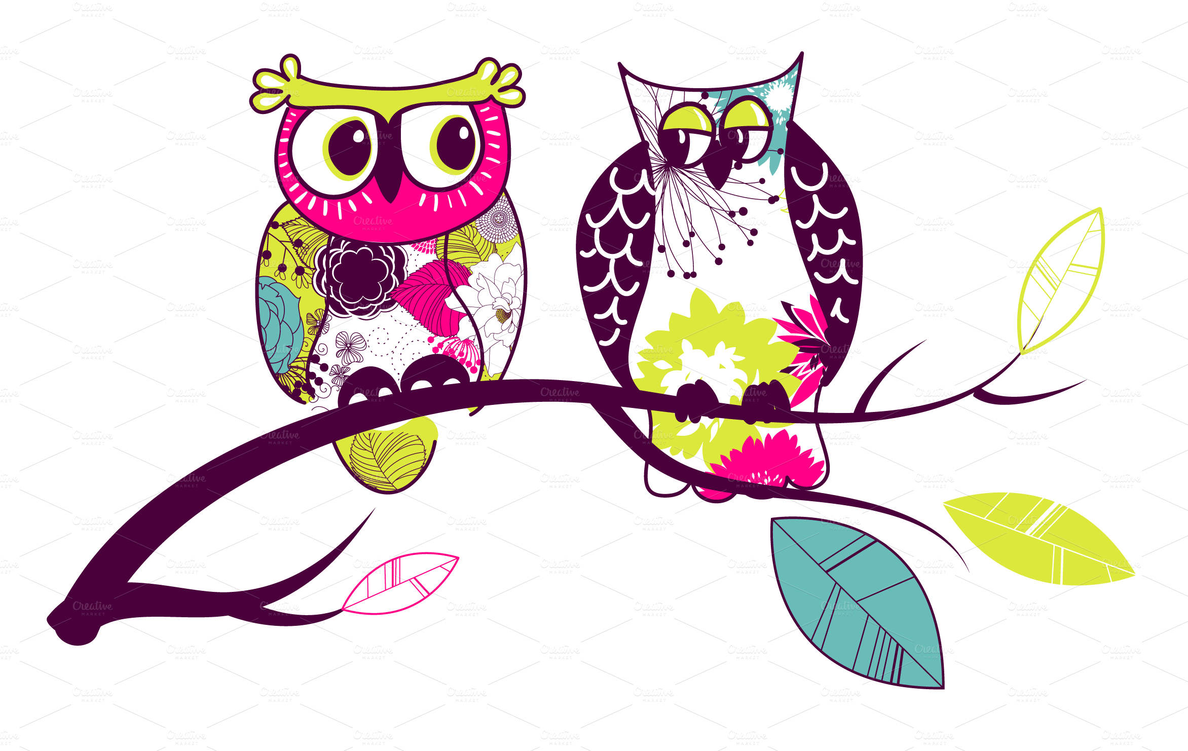 Croot's 3rd Grade Class - Transparent Cute Owls Clipart (2344x1482), Png Download
