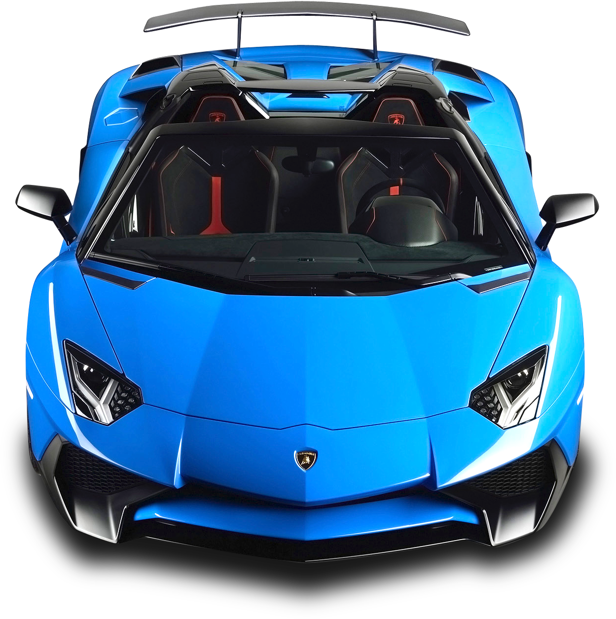 Lamborghini Aventador Clipart Side View - Lamborghini Aventador Sv Roadster Blue (1370x1370), Png Download
