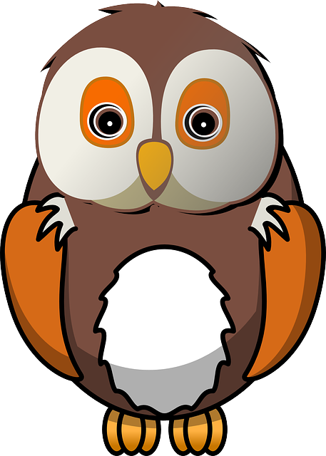Bird, Owl, Animal, Cute, Nature, Sitting, Waiting - Owl Clipart Png (457x640), Png Download