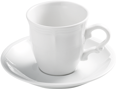 Taza Y Plato De Café Rohan 13 Cl - Teacup (700x700), Png Download