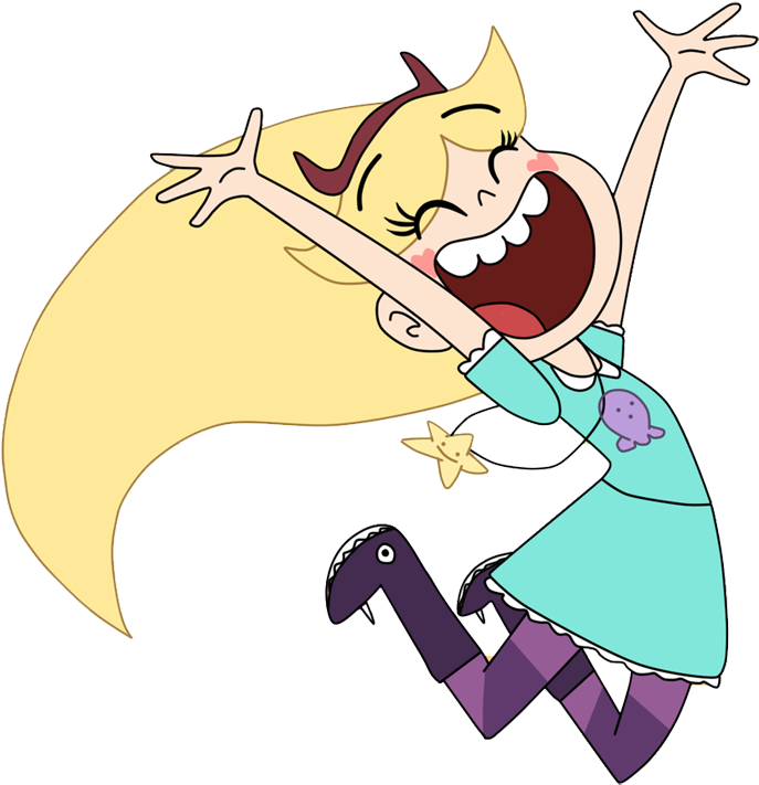 28 Collection Of Star Jumps Clipart - Star Butterfly Cosplay Dress (720x749), Png Download