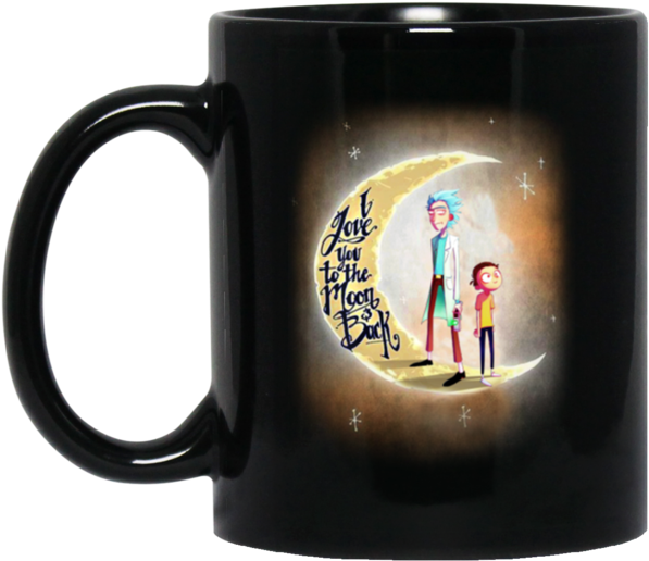 Rick And Morty Mug I Love You To The Moon And Back - Go Beyond Plus Ultra Ua (600x600), Png Download