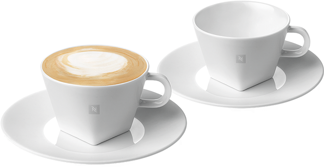 Tazas Cafe Cappuccino Pure Nespresso - Nespresso Pure Cappuccino Cups (888x1080), Png Download