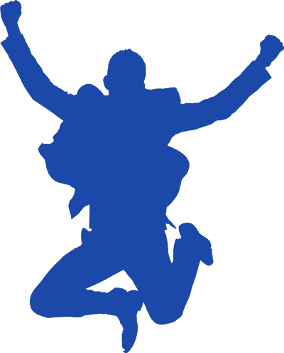 Man-jump - Businessperson (400x496), Png Download