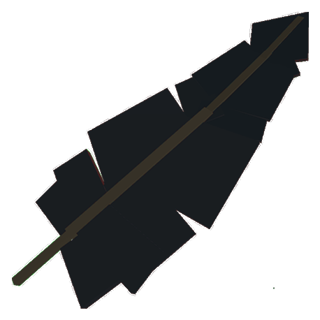 Black Feather, - Fantastic Frontier Forgotten Feather Bird (500x500), Png Download