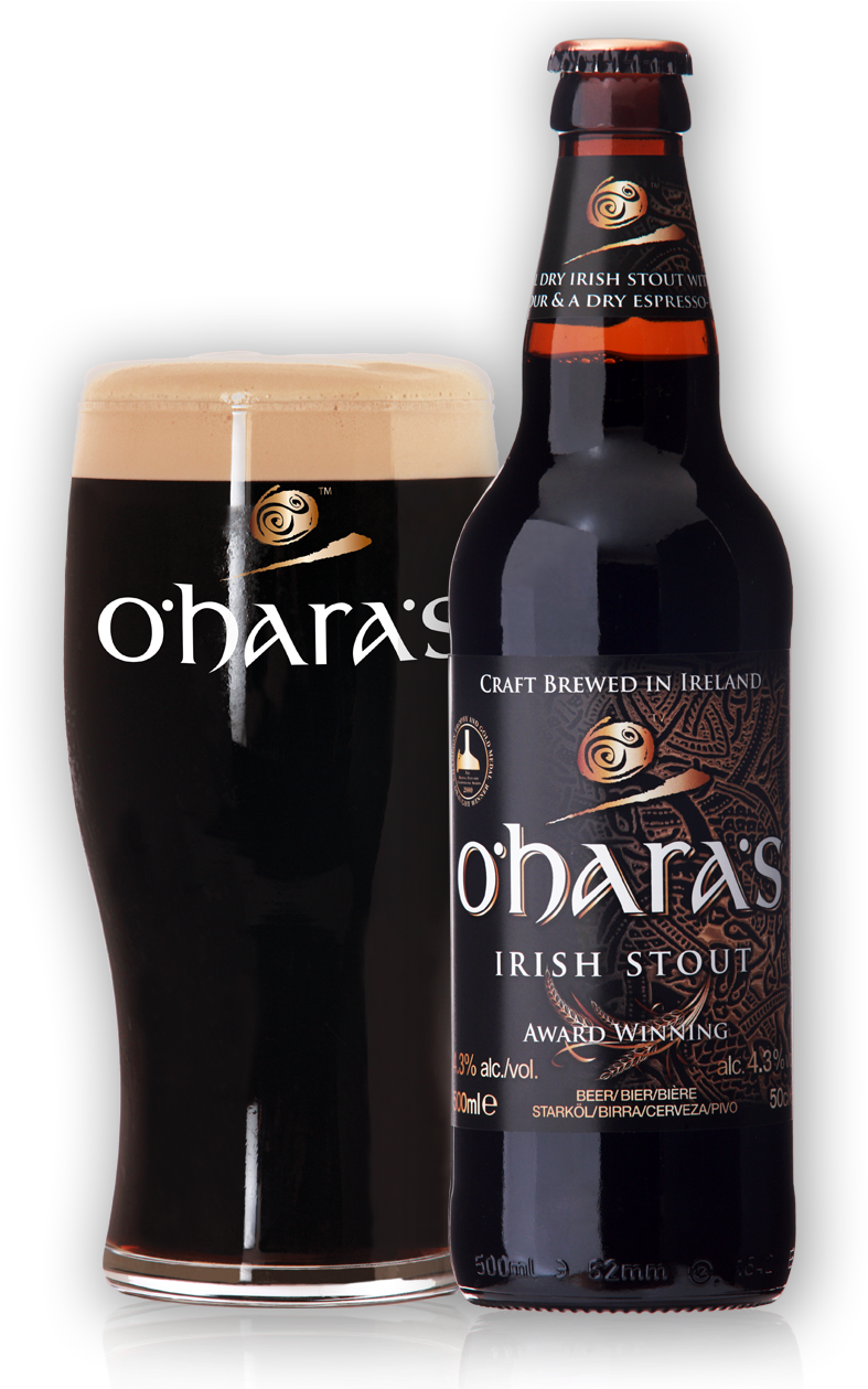 Stout Glsss & Bottle - Cerveza Stout Seca (998x1258), Png Download