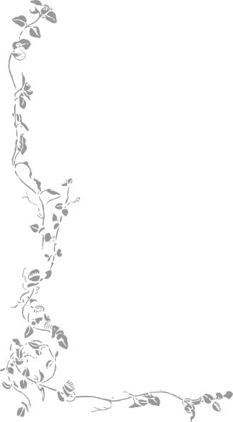How To Set Use Gray Floral Flourish Clipart (330x596), Png Download