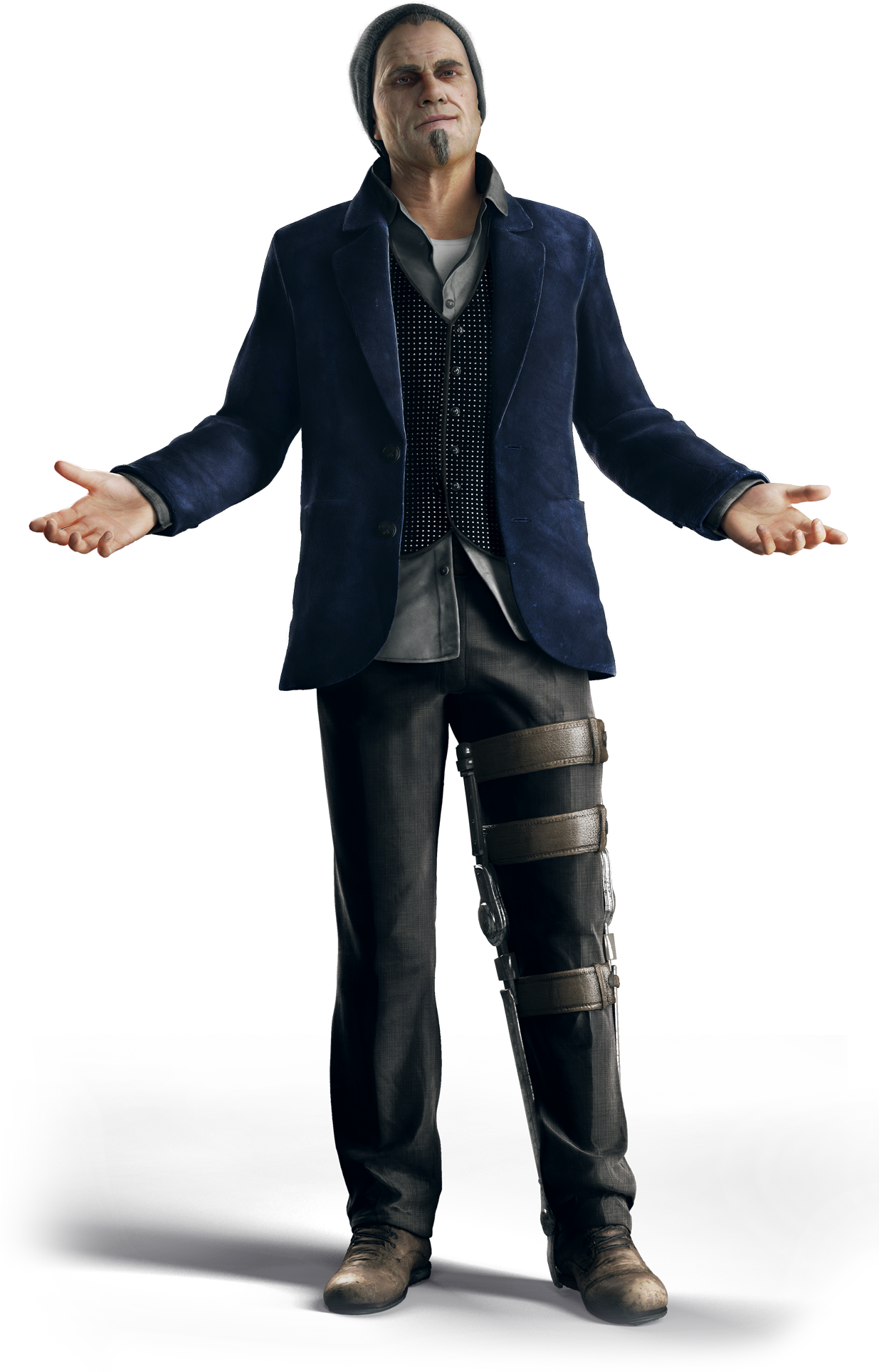 Watch Dogs Damien Brenks - Watch Dogs Villain (1234x2170), Png Download