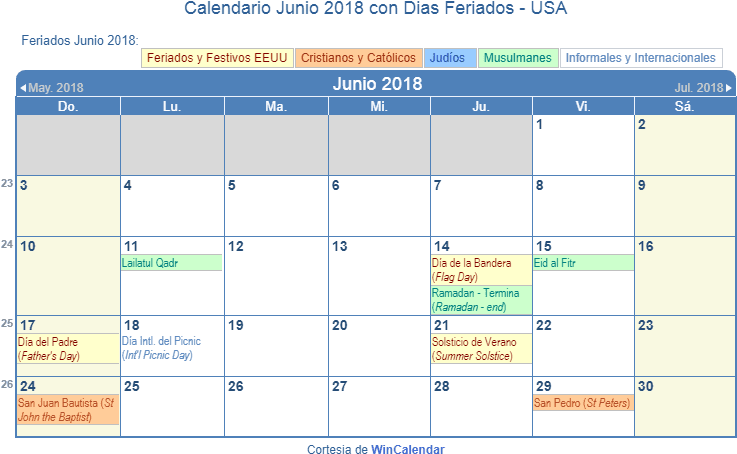 Dias Feriados En Usa 2018 (744x468), Png Download