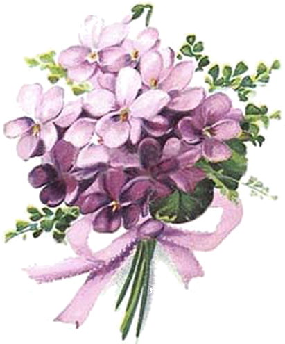 This Is A Really Lovely Vintage Rose This Wonderful - Purple Flower Vintage Png (498x500), Png Download