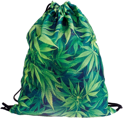 "weed Spirit" Drawstring Bag - Vak Marihuana (471x480), Png Download