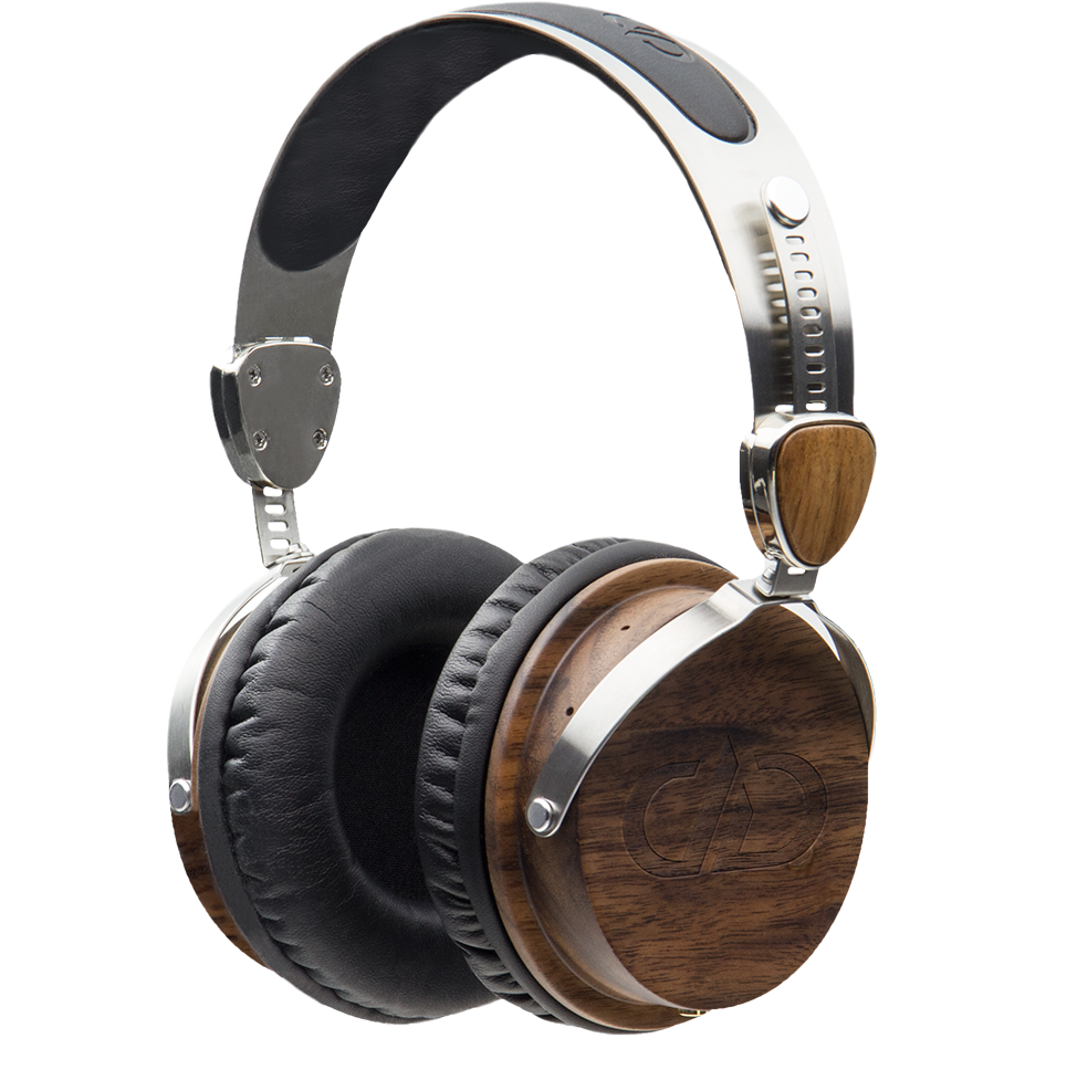 Dd Audio Dxb 04 Studio Grade Over The Ear Wood Headphones - Wooden Headphones Png (1000x1000), Png Download