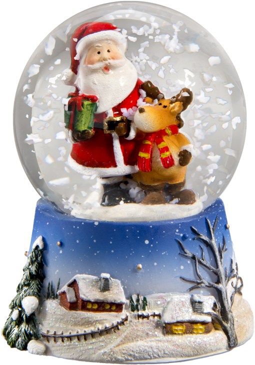 Price - £4 - - Christmas Snow Globes Png (794x800), Png Download