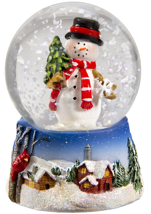 Mini Snow Globe “snowman” - Snow Globe (794x800), Png Download