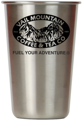 16 Oz Ecovessel Stainless Steel Tumbler - Vail Mountain Coffee & Tea Co Gore Range Whole (321x480), Png Download