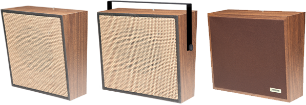 Woodgrain Speaker - Wmu Talkback Wall Speaker Brown 1168308 (600x300), Png Download