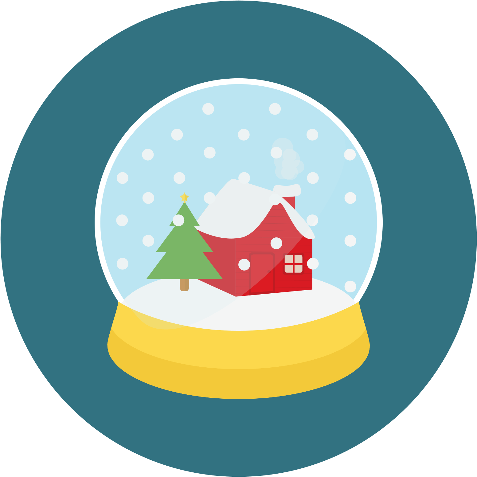Diy Snow Globe - Icon (1600x1600), Png Download