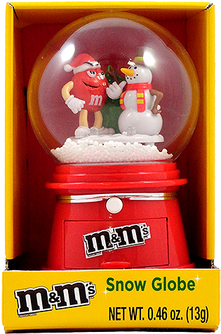 M&m's Snow Globe - M & M Ice Cream Cones, 6 Pack - 6 Cones, 21 Fl (500x500), Png Download