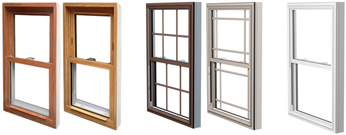 Interior Wood Grain Finishes - Wood Windows (695x271), Png Download
