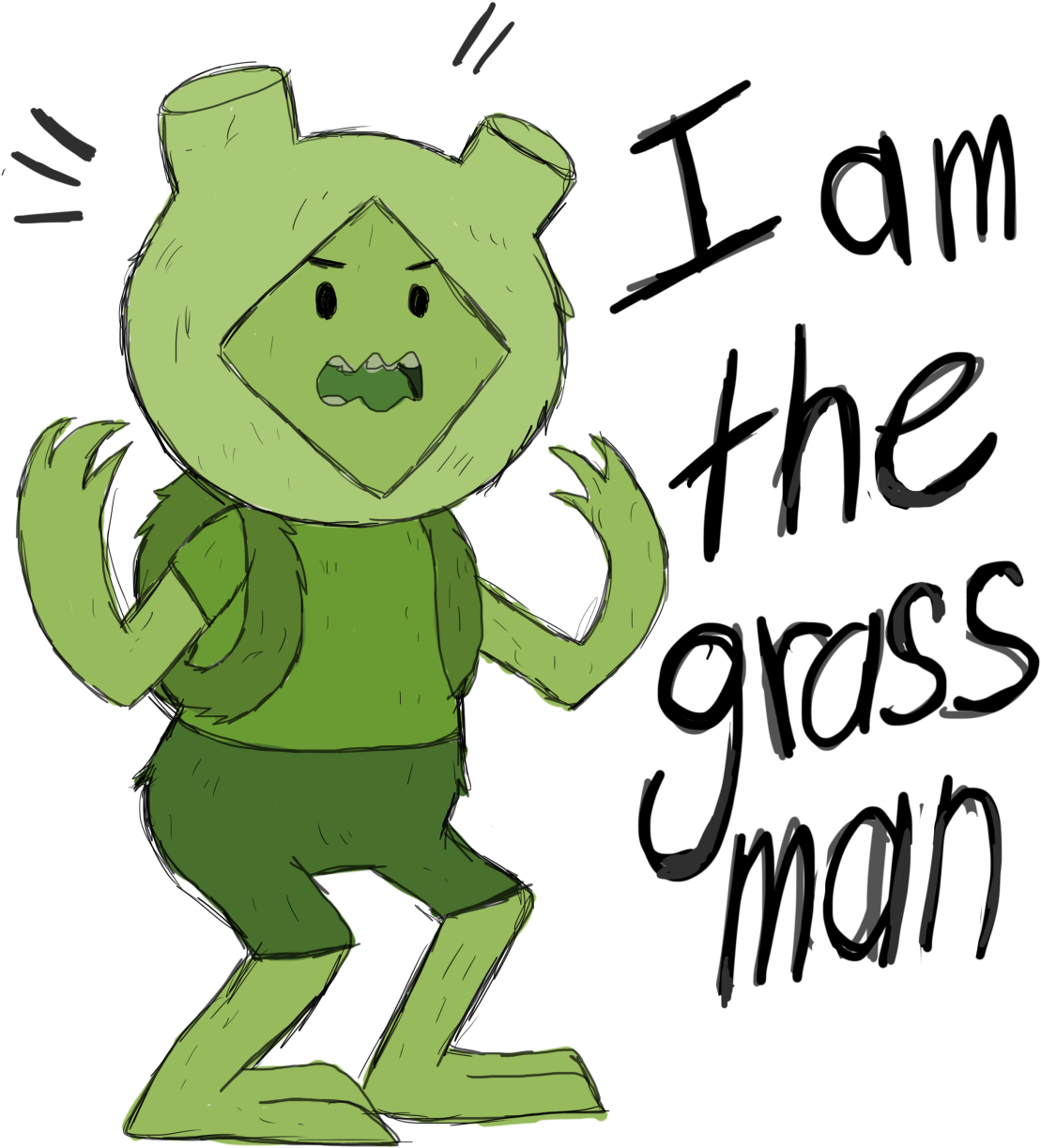 Ah Ah *danny Devito Voice* - Cartoon (1280x1280), Png Download