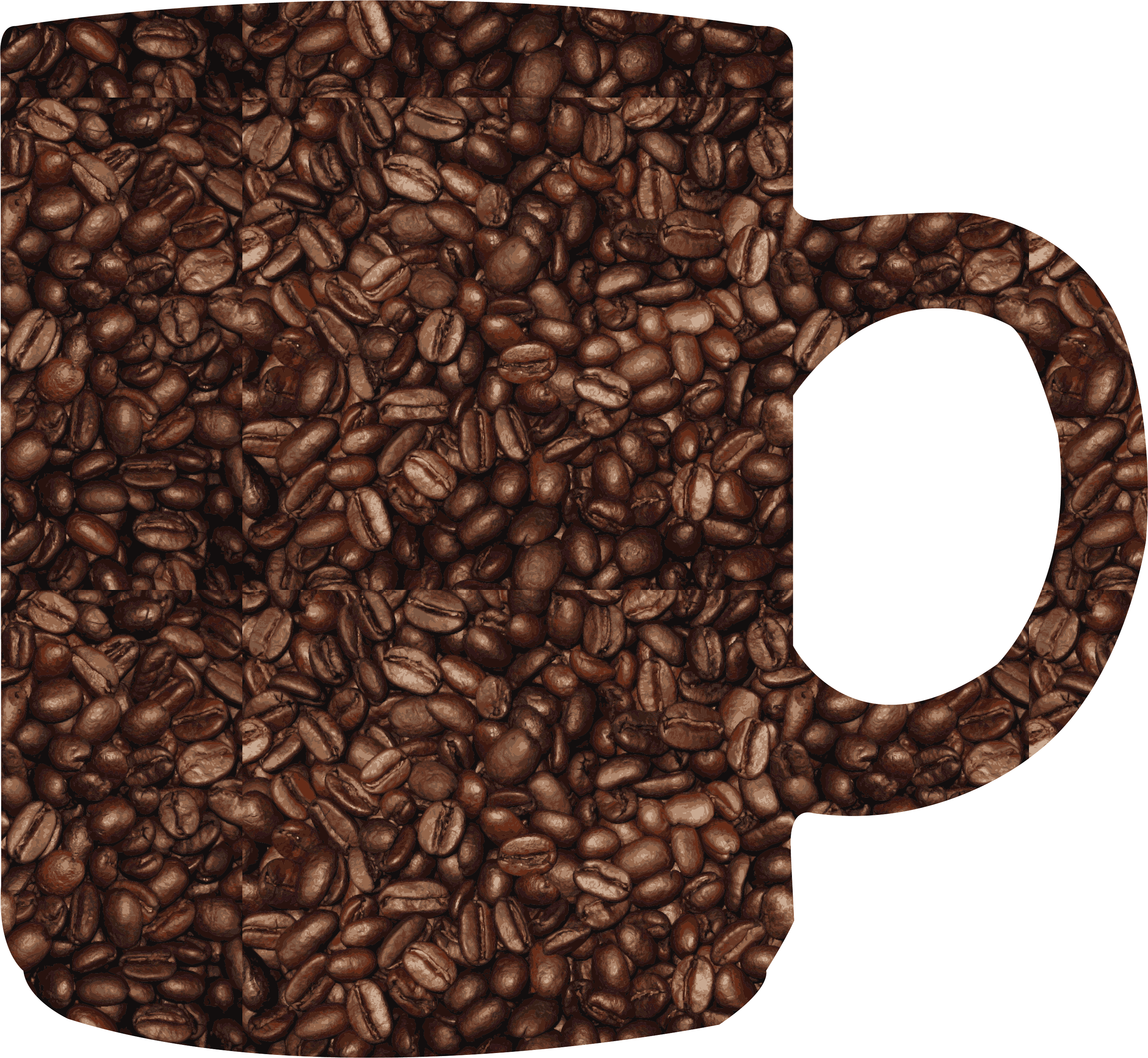 Coffee Bean Cup Png (2989x2755), Png Download