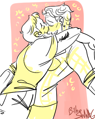 2 - Charlie And Dee Fanart (330x432), Png Download