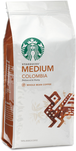 Starbucks Coffee Colombia Coffee Beans 250g - Starbucks New Logo 2011 (500x500), Png Download