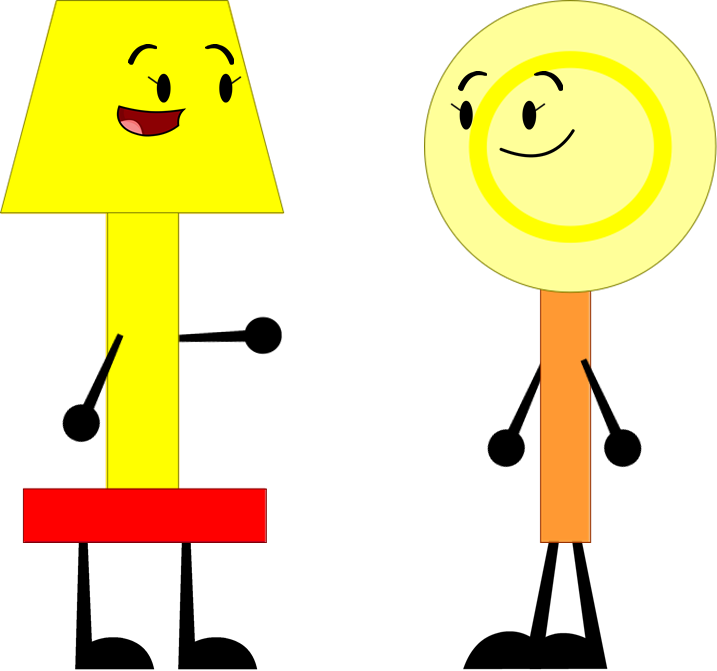 Floor Lamp And Lemon Lollipop - Smiley (717x671), Png Download