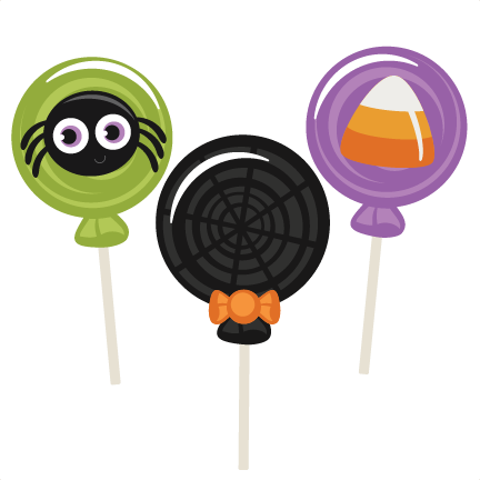 Halloween Lollipops Svg Scrapbook Title Halloween Svg - Halloween Lollipops Transparent (432x432), Png Download