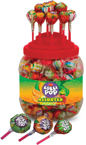 Pran Lollipop Jar - Pran Lollipop (500x500), Png Download