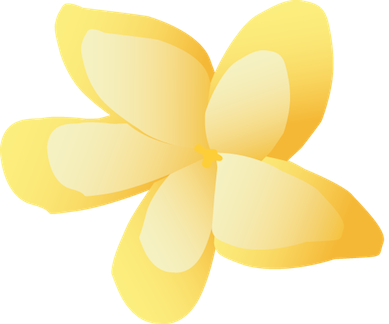 Punta Playa Vistas Flower Lg - Frangipani (389x324), Png Download