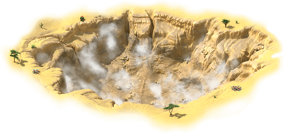 Fire Crater - Summit (932x438), Png Download
