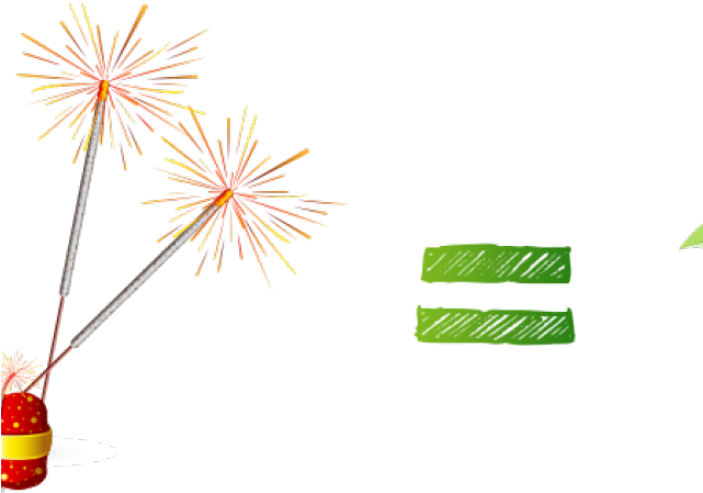 Rocket Clipart Cracker - Fireworks (640x480), Png Download