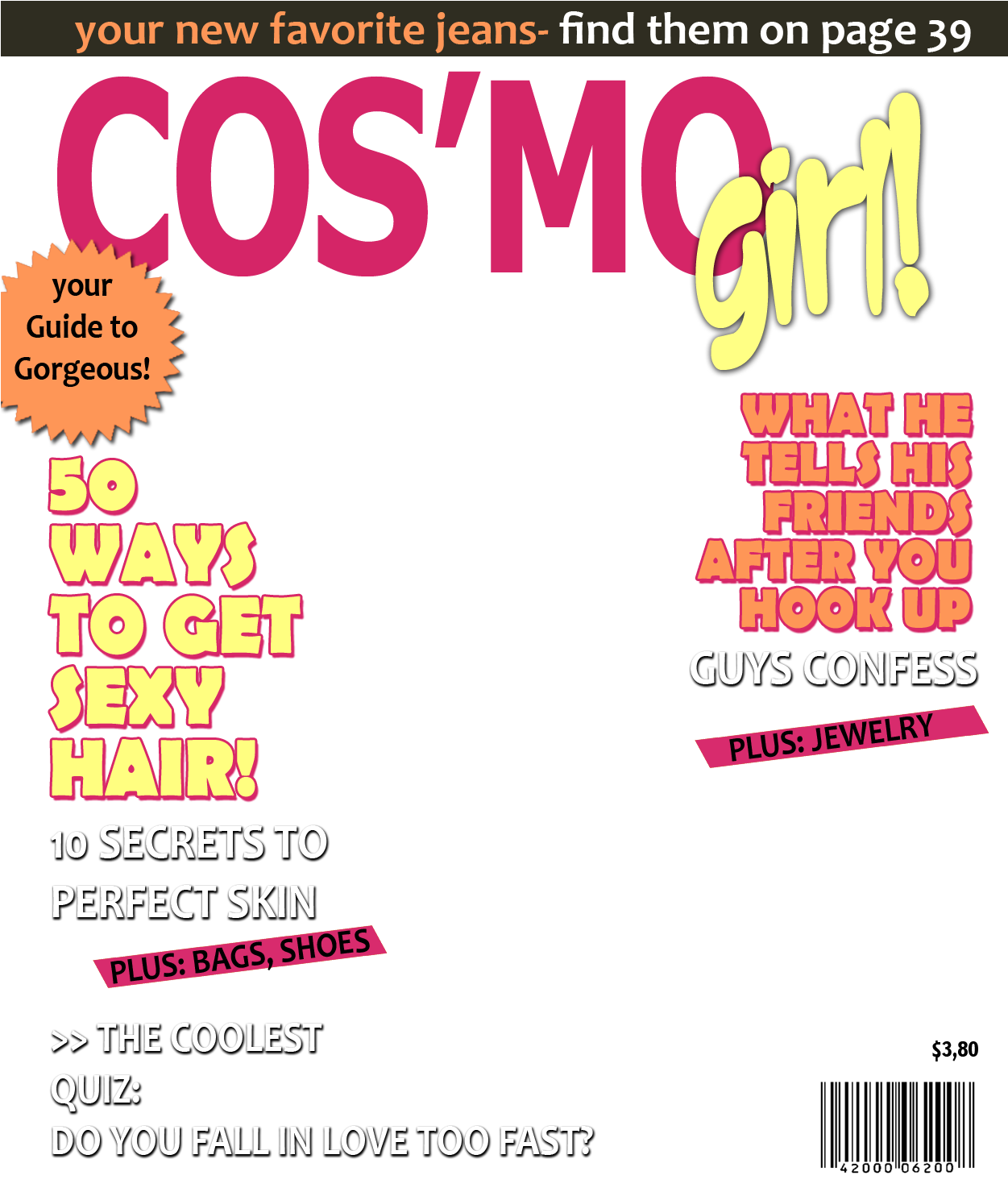 Magazine Cover Png Picture - Magazine Front Page Png (1250x1550), Png Download