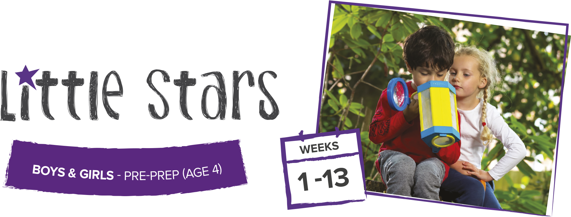 Our Little Stars Courses Are Based In Our 'pre Prep' - Child (2138x758), Png Download