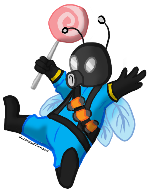 Team Fortress - Cartoon (648x864), Png Download