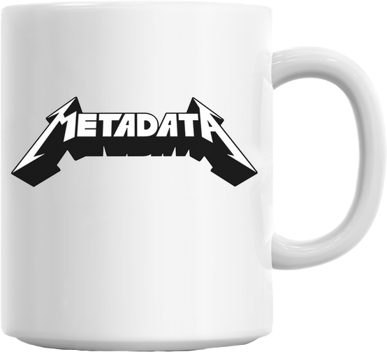 Metadata/ Metallica Mug - Coffee Cup (629x579), Png Download