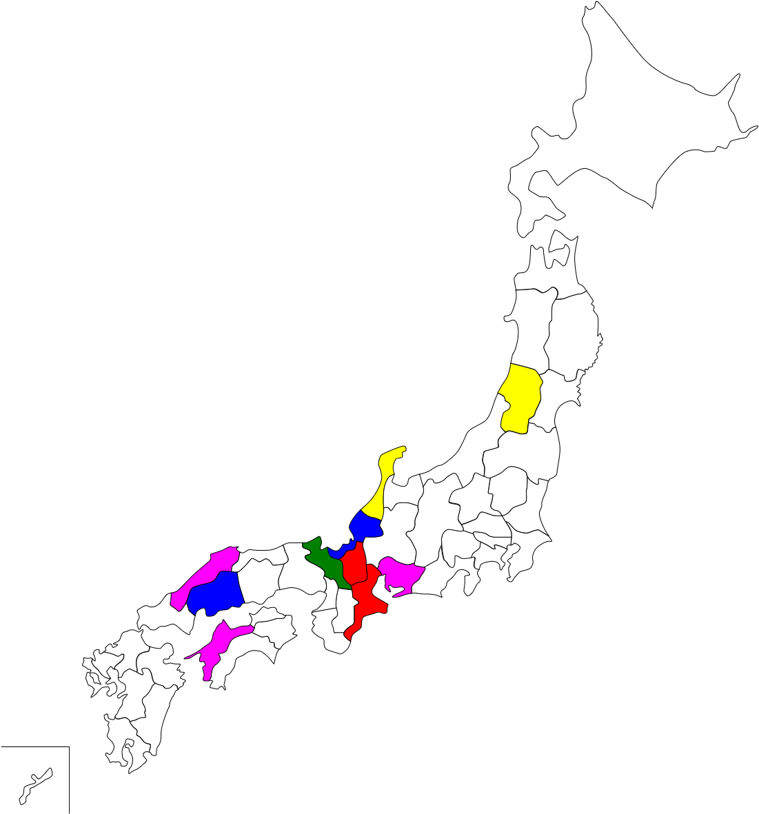 Igamachi Map In Japan - Japan Map (1200x1200), Png Download