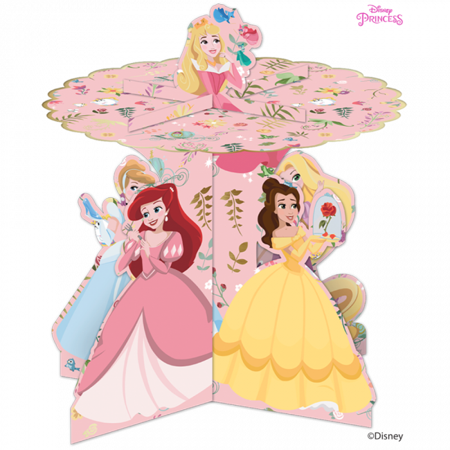 Disney Princess Collection Cupcake Stand - Principesse Disney Allestimento Festa (650x650), Png Download