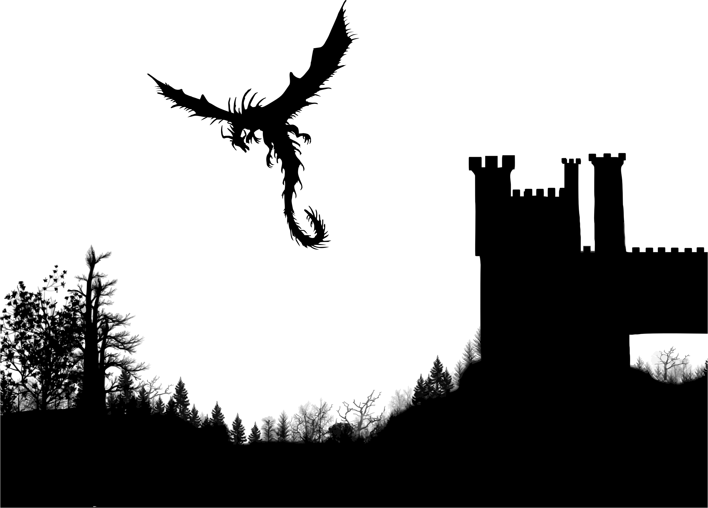 Big Image - Am A Book Dragon Not A Worm (2370x1699), Png Download